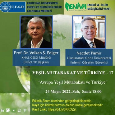 Yeşil Mutabakat ve Türkiye-16: Necdet Pamir